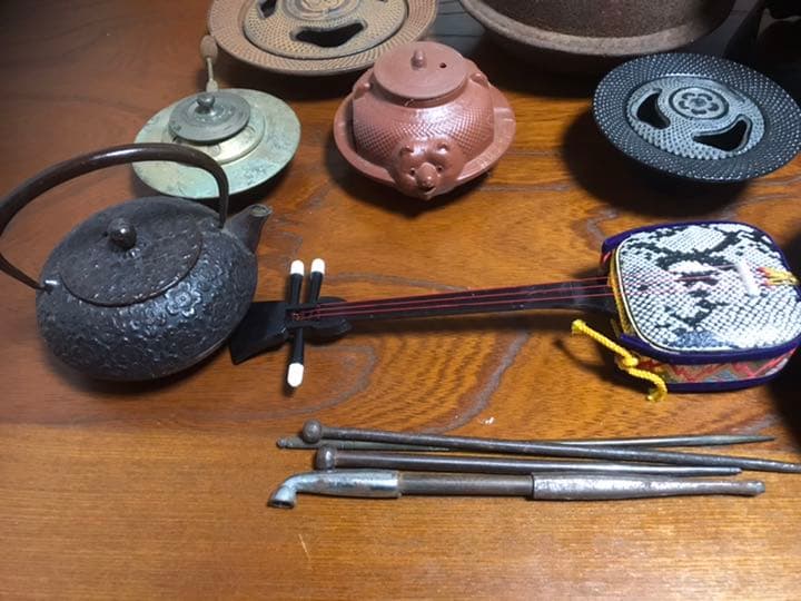 アンティーク  灰皿　キセル　鉄瓶　大量セット
