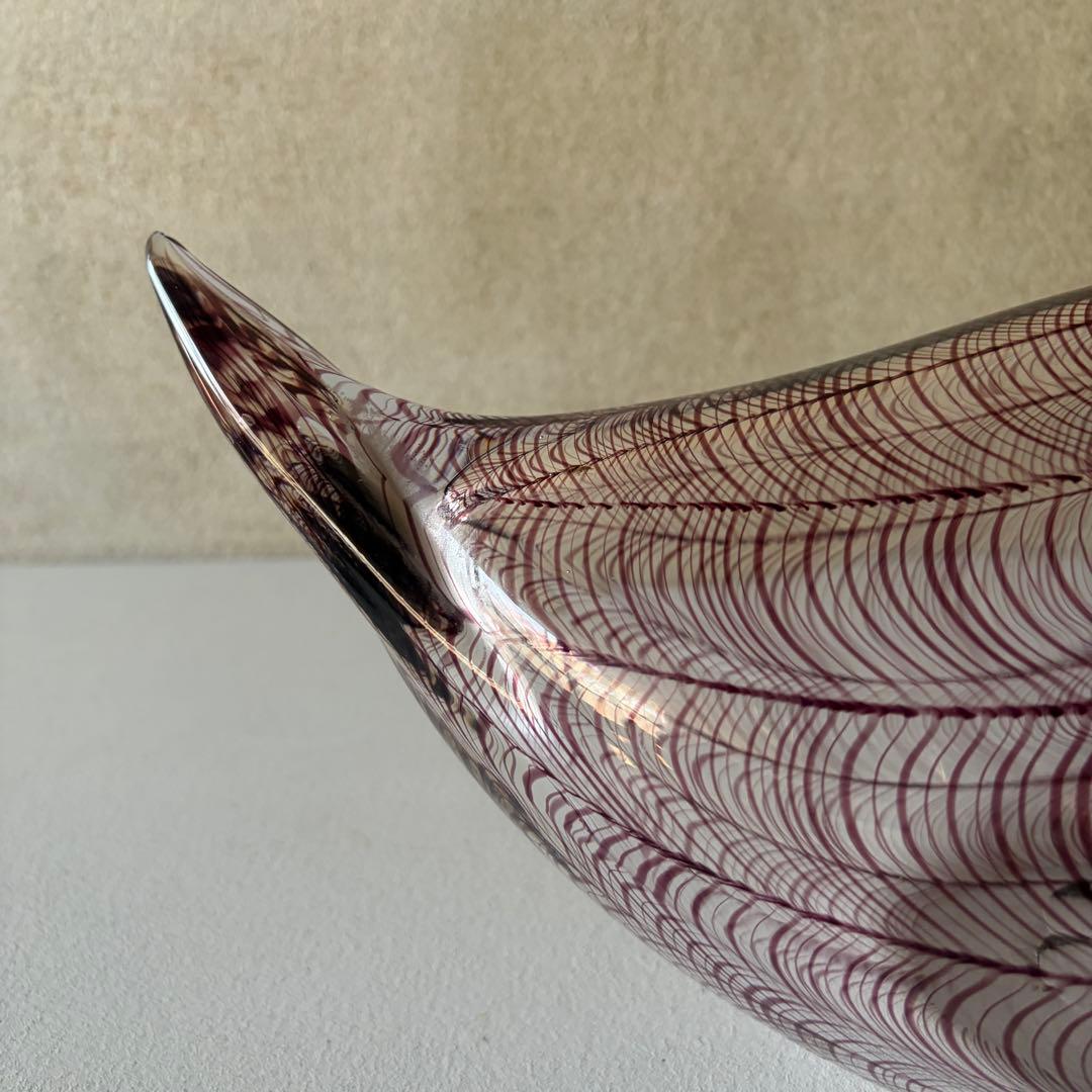 工芸品 Vintage Murano Glass Licio Zanetti Swan
