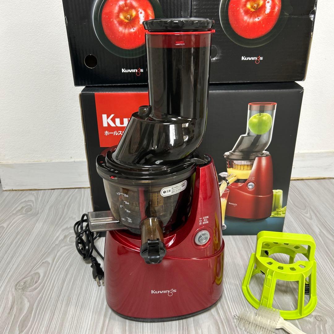 Kuvings クビンス ホールスロージューサー JSG-641M レッド