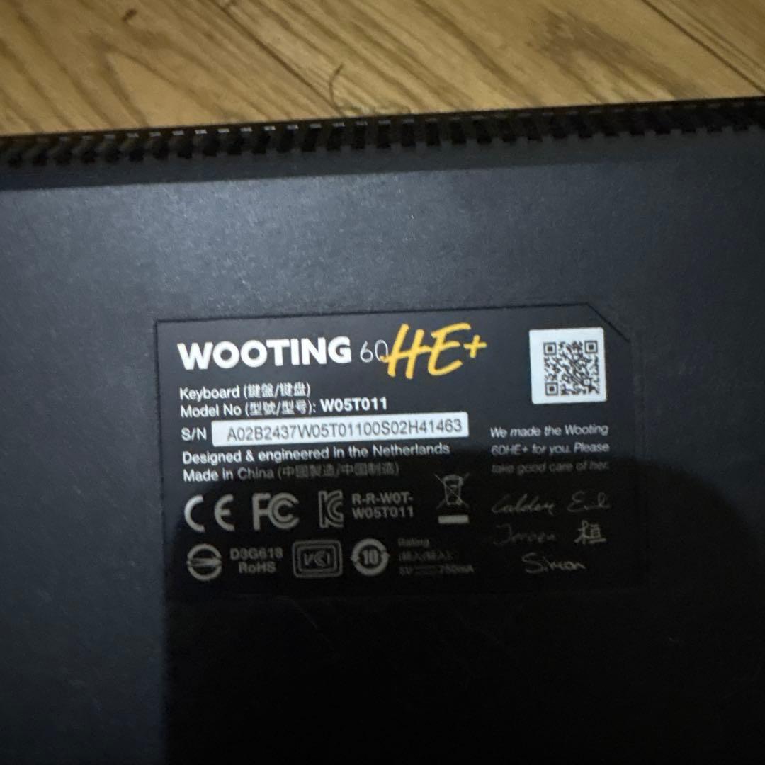 Wooting 60HE+ キーボード 本体