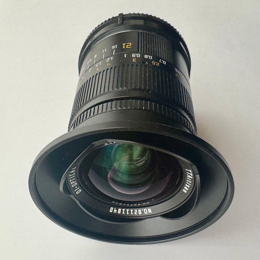 21mm F1.5 SONY α Eマウント用 21mm単焦点