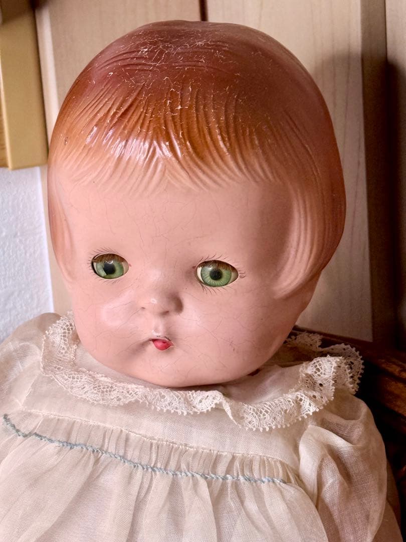 パッツィー・アン コンポジションドール アンティークドール 女の子 47cm