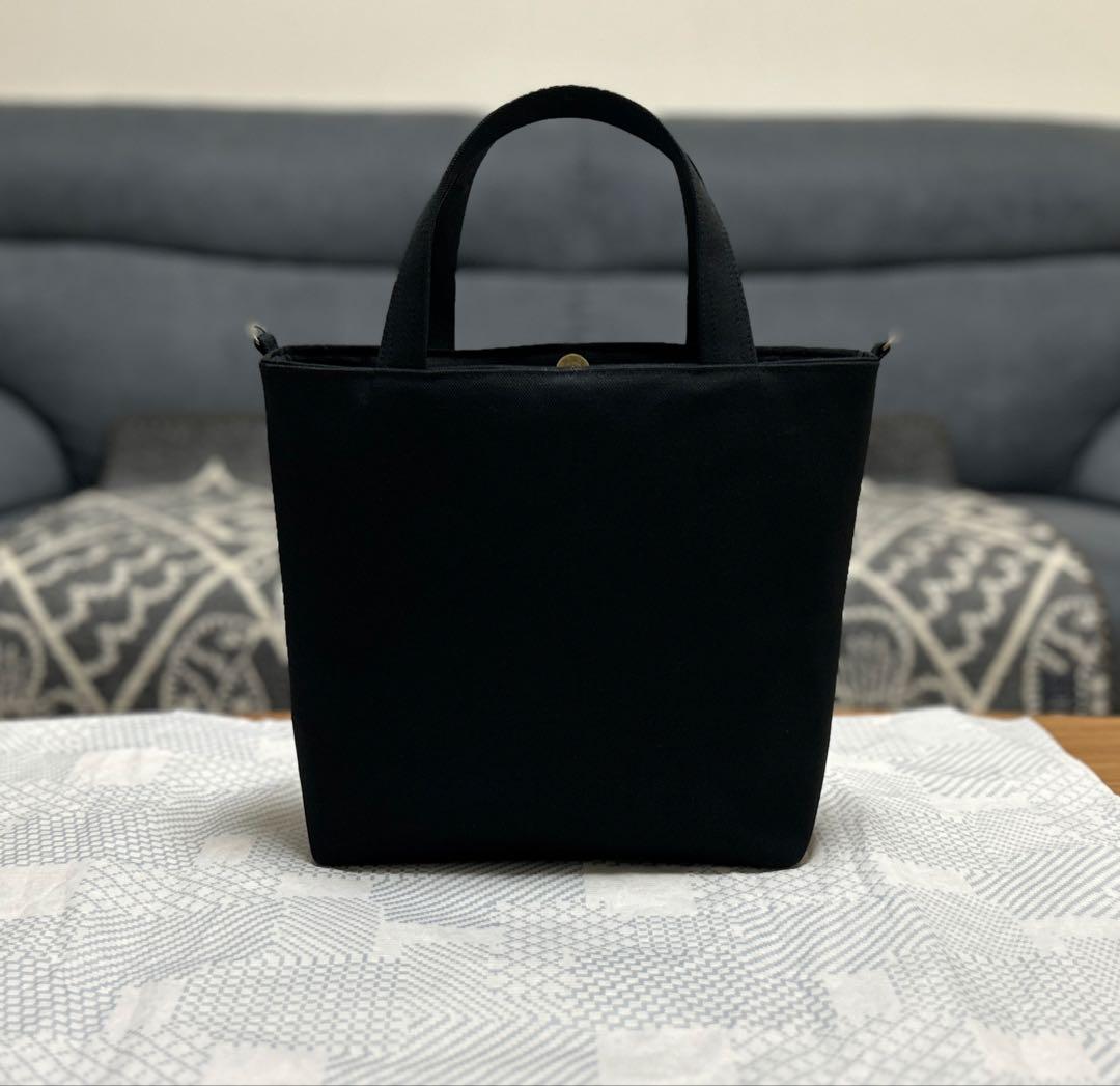 ハンドメイド ミナペルホネン ⑫パッチのマチ付きトート
