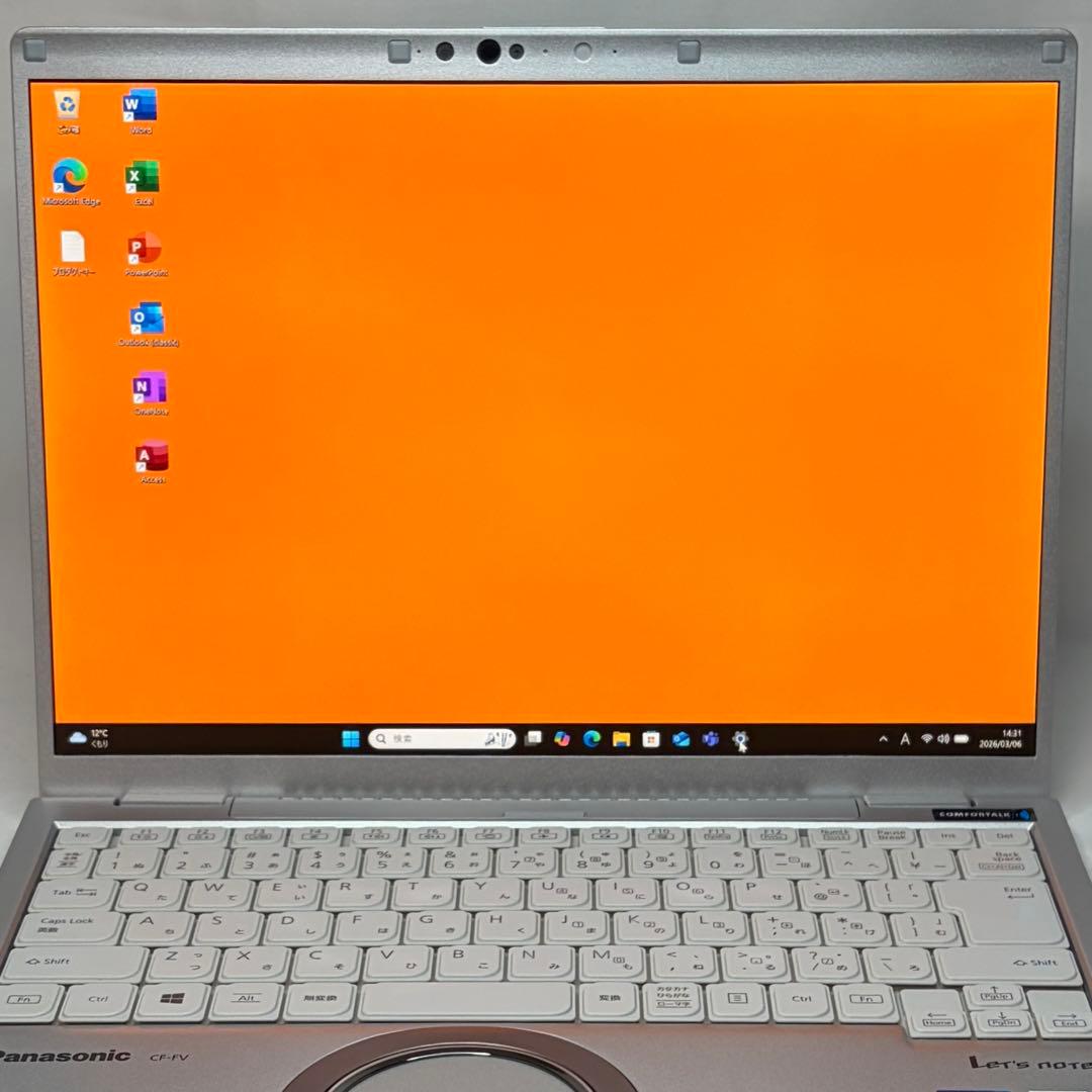 準美品 Let's note FV1 11世代 i5 16GB 14型 オフィス