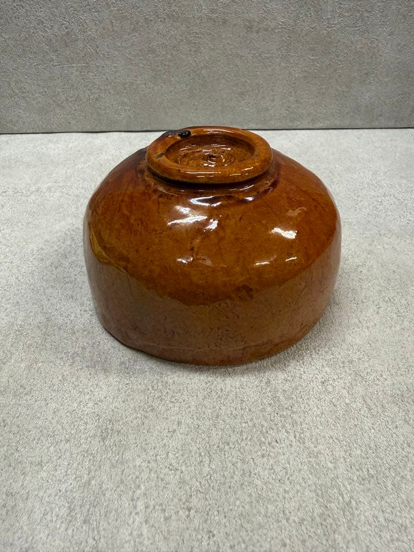 B-1 茶碗 大樋長楽 木箱 飴釉茶碗 茶道具 抹茶 和食器 茶の湯 骨董