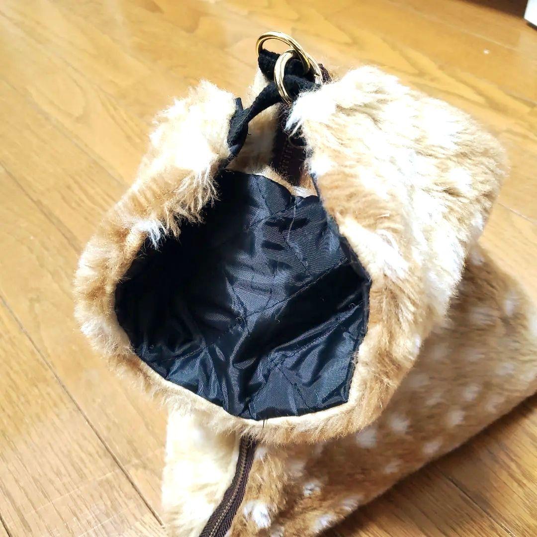 小鹿三角ハンドバッグ