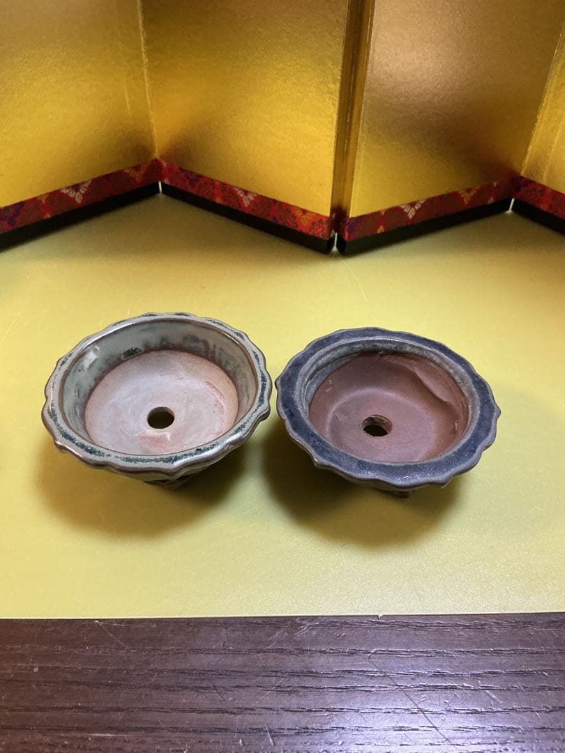 陶酔鉢小鉢7個セット激レア品　盆栽鉢　観賞石
