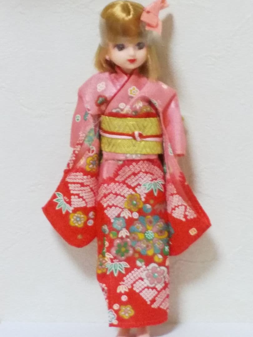 ♥箱無し・新品❤1991年発売・超希少❤きものリカちゃん金髪ボブ
