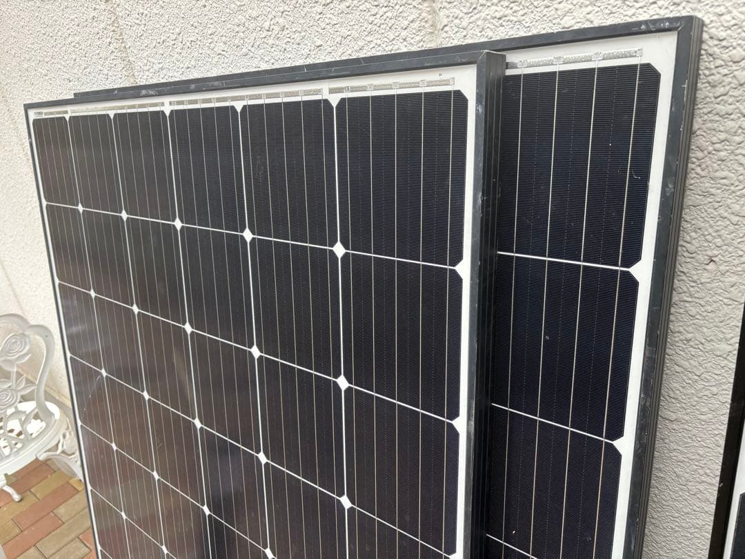 太陽光ソーラーパネル 5枚 総発電量1150W 引取り限定 大阪