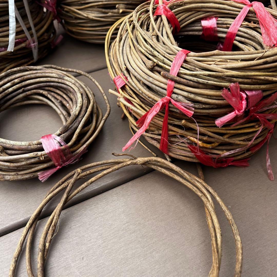 バゴバゴ 西洋あけび 素材 ツル 蔓 ハンドメイド 天然素材　カゴバッグ リース