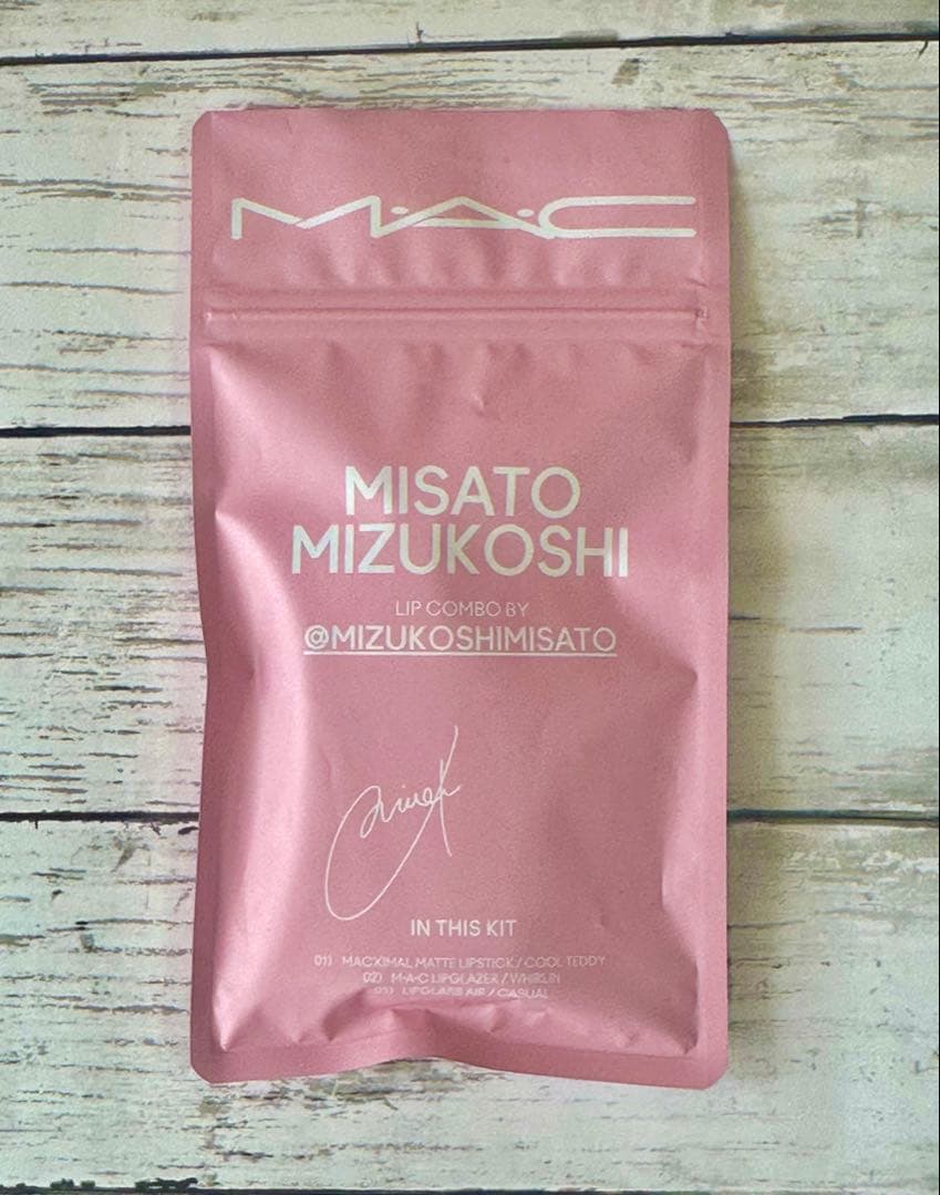 MAC 水越みさと リップ コンボ ピンク リップガラス リップライナー 限定品
