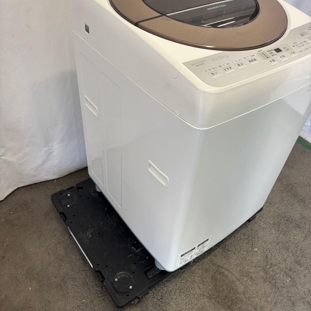242　SHARP　洗濯機　10キロ　大型　綺麗　設置無料　冷蔵庫セット割　安い