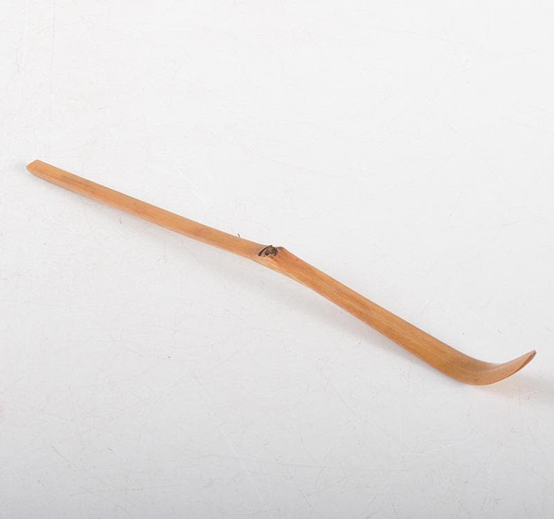 前大徳寺　三玄院　長谷川寛州和尚作　茶杓　銘「埋火」　共筒　共箱　C　R5189