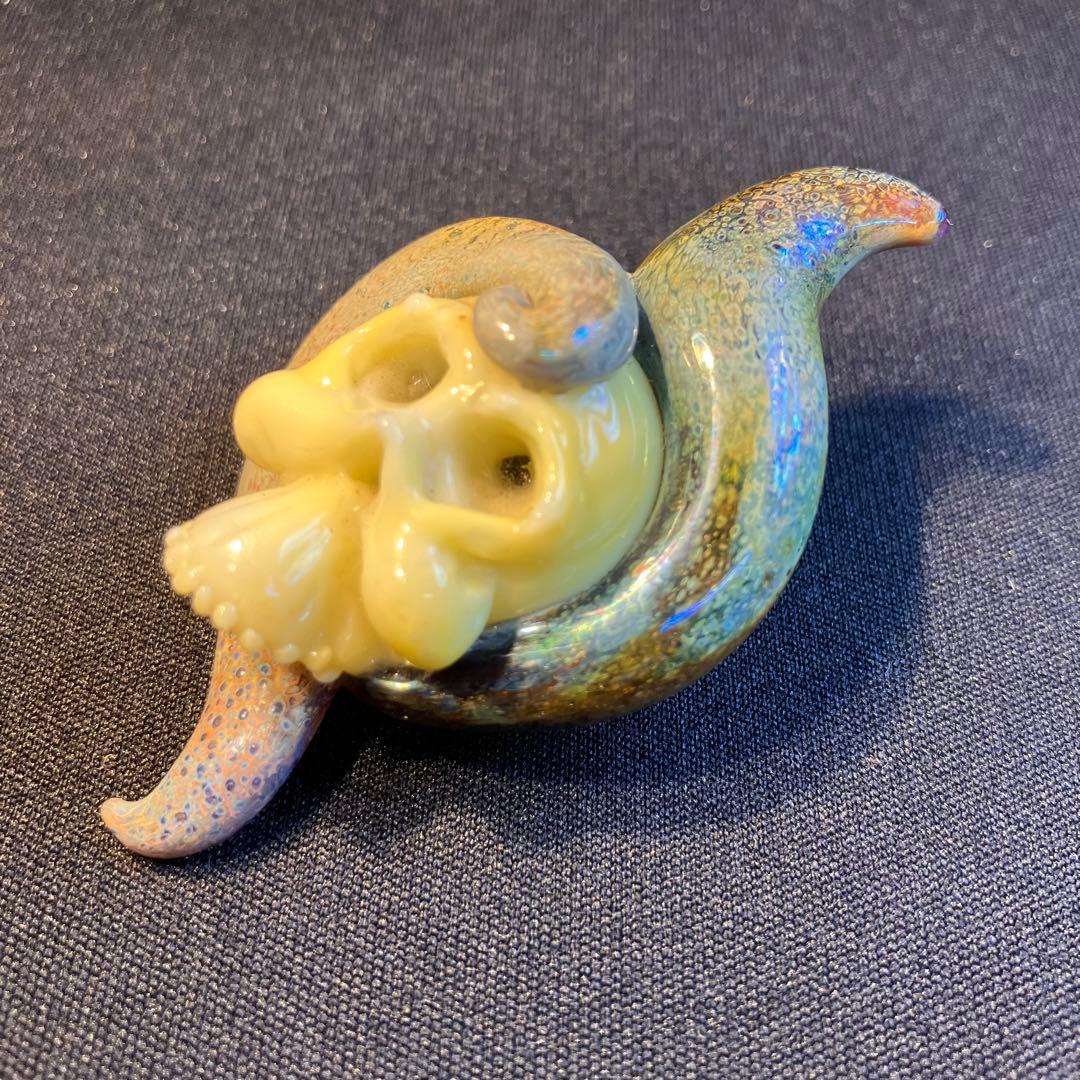 XODAS ペンダント ボロシリケイトガラス Salt Skull