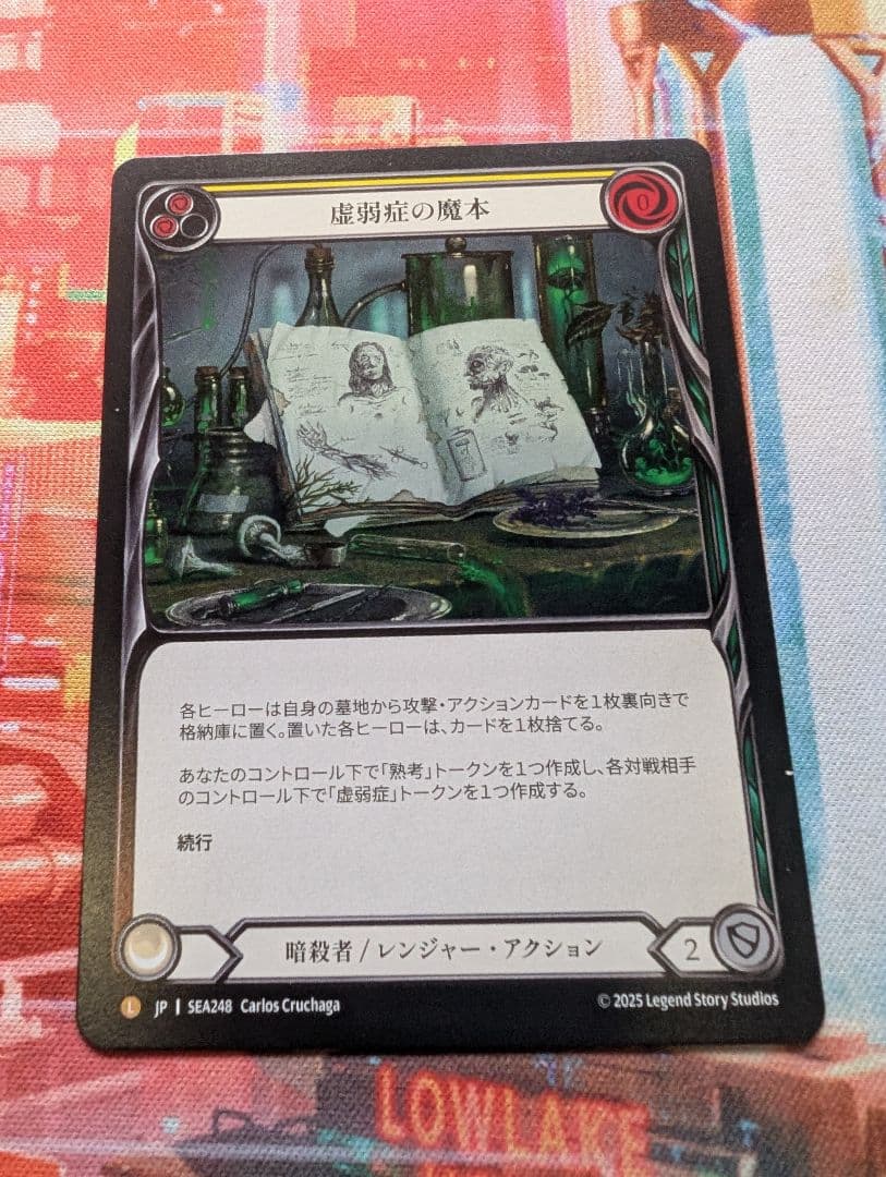 Flesh and Blood 虚弱症の魔本　3枚セット