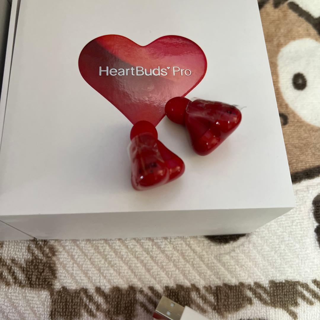 HeartBuds Pro ワイヤレスイヤホン レッド