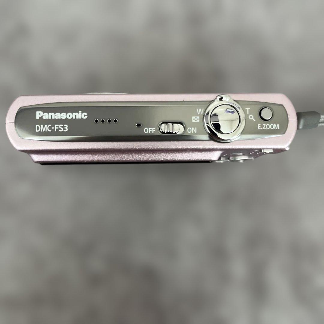 【動作確認済】デジカメ Panasonic LUMIX DMC-FS3 ピンク