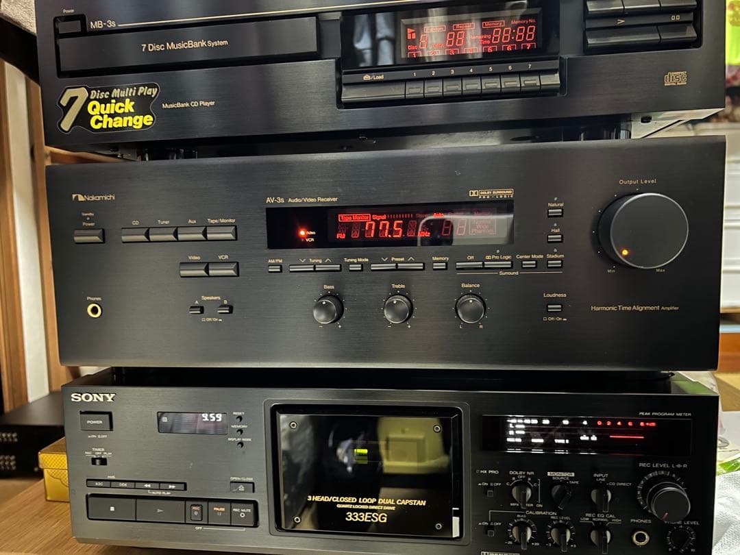 美品！ナカミチNakamichi AV-3Sピュアアンプとしても優秀です