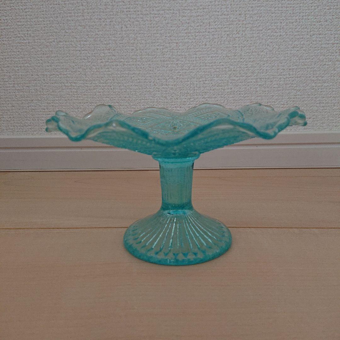コンポート　プレスガラス