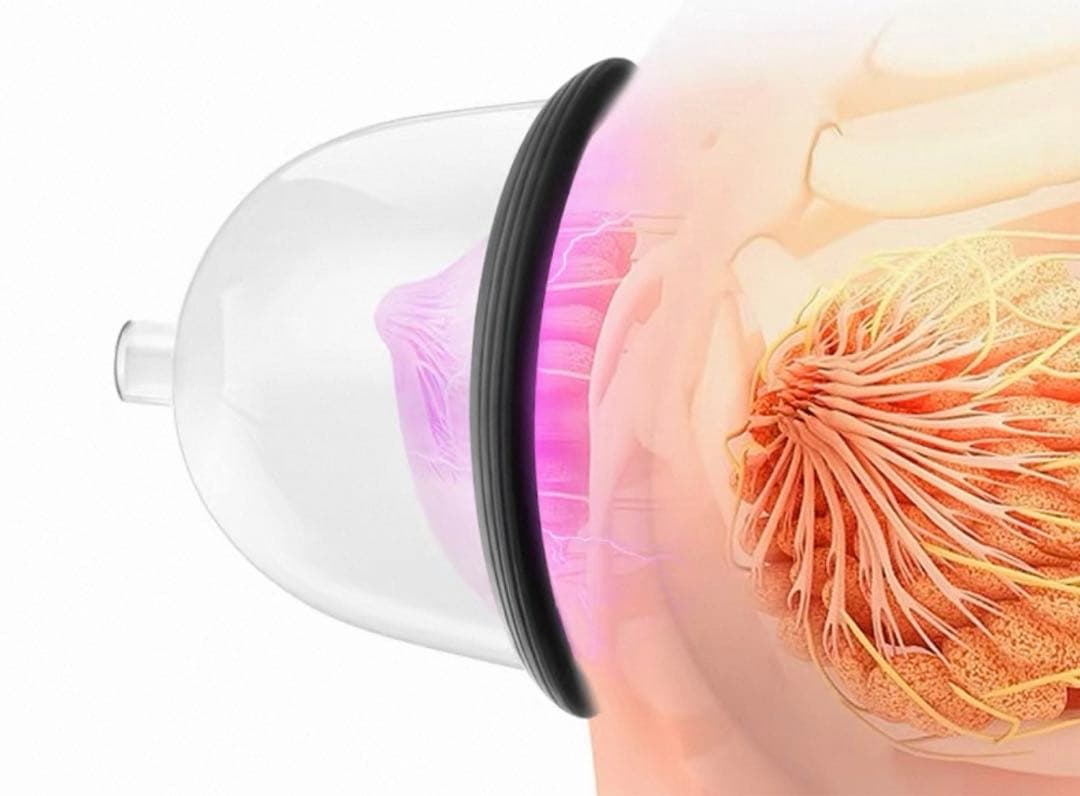 乳房マッサージャー電気、多機能ポータブル胸部マッサージャー脂肪吸引