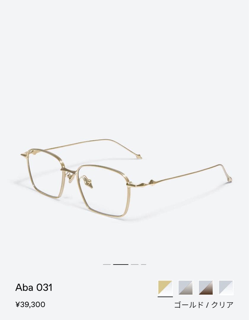 メガネ・老眼鏡 GENTLE MONSTER Aba 031 Gold