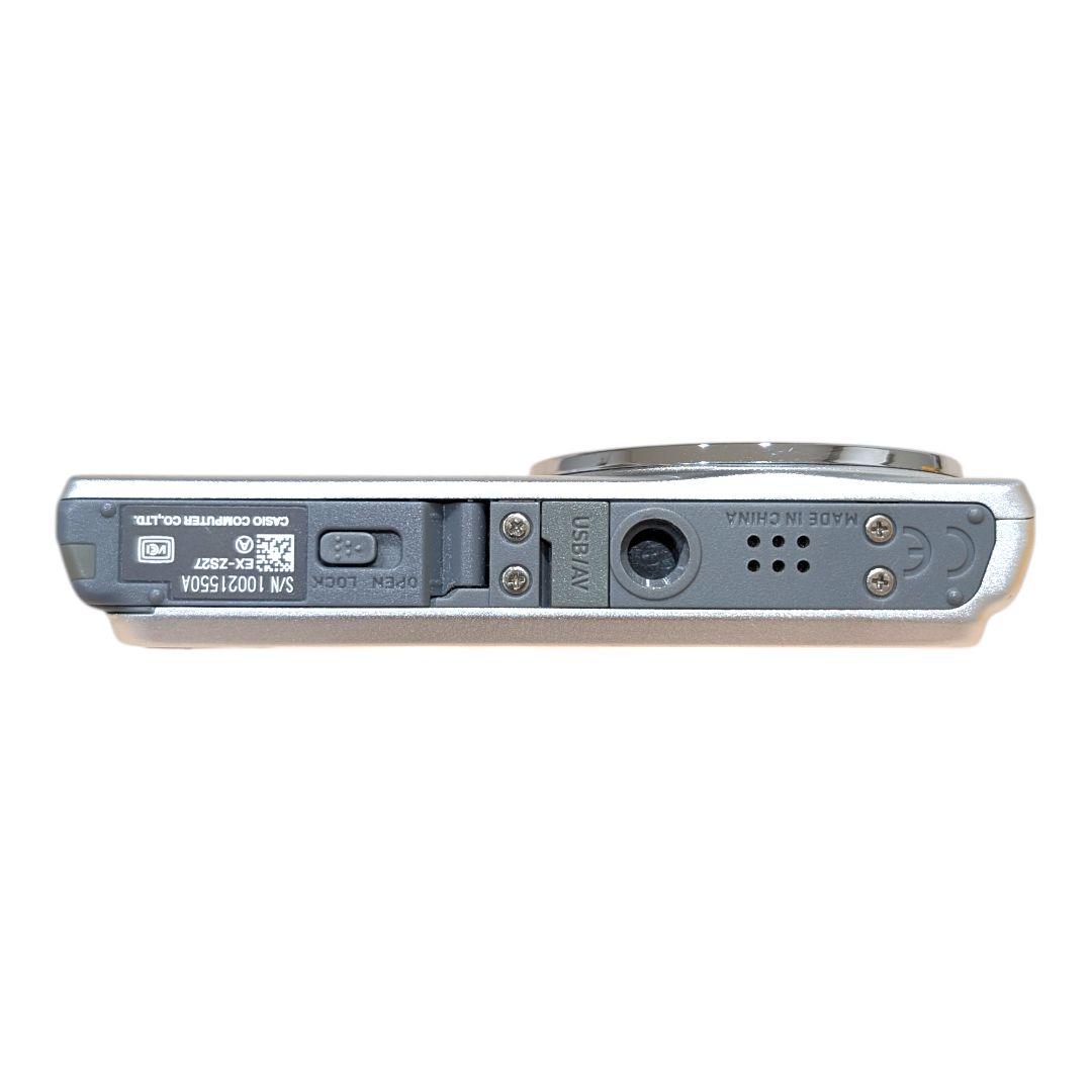 美品 動作確認済 CASIO EX-ZS27 デジカメ シルバー 充電器