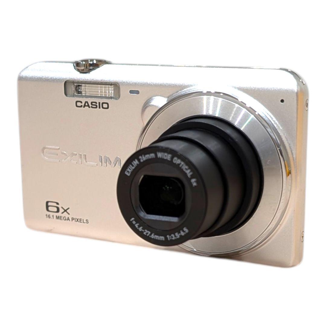 美品 動作確認済 CASIO EX-ZS27 デジカメ シルバー 充電器