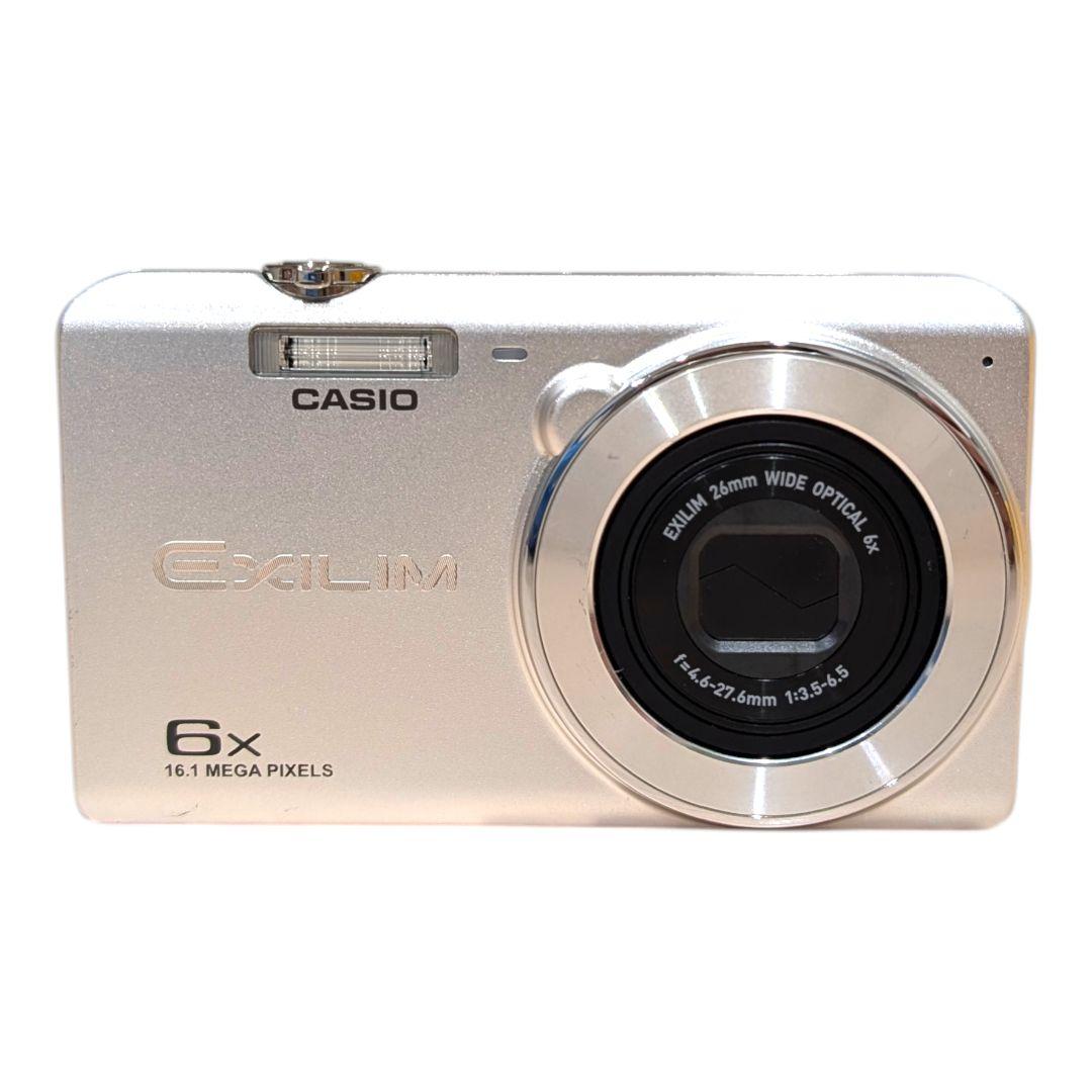 美品 動作確認済 CASIO EX-ZS27 デジカメ シルバー 充電器