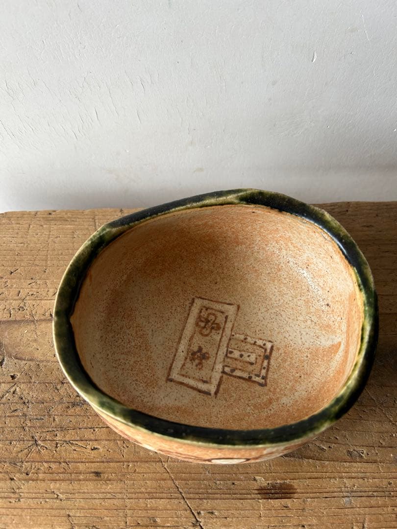 織部焼　茶道　茶器　骨董