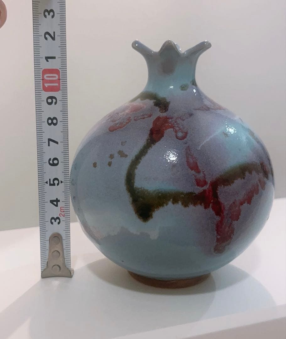 宋鈞窯石榴尊　石榴花瓶 ザクロ　陶芸　骨董品　古美術品