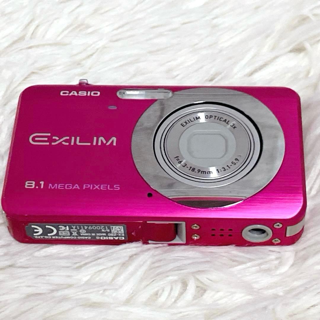 【極美品】 CASIO カシオ EXILIM EX-Z80 デジカメ ピンク
