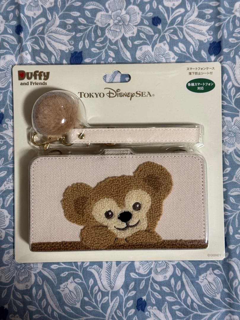 ディズニーシー ダッフィー コーデュロイ トートバッグ◇ポーチ◇スマホケース