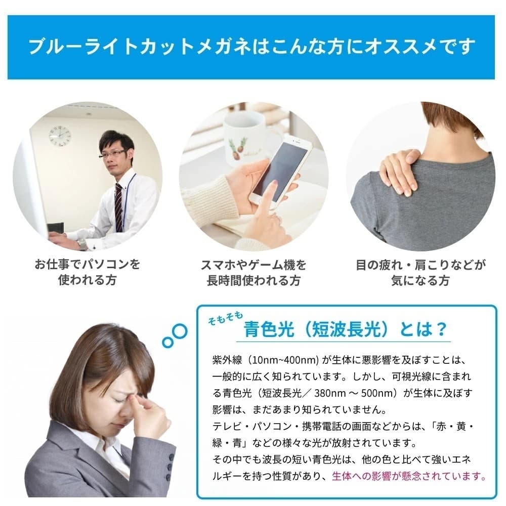 Panda【レンズ交換】単焦点1.60非球面ブルーライトカット3本【29】