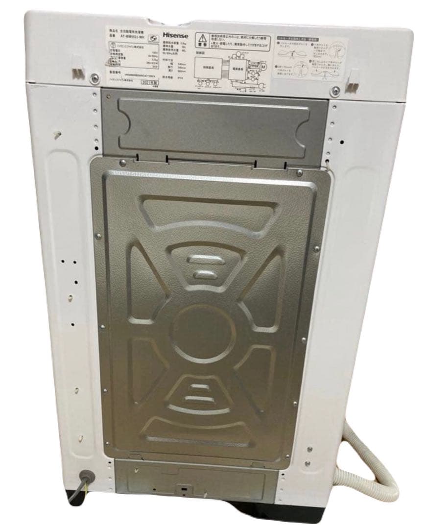 全自動洗濯機 AT-WM5511-WH 洗濯5.5kg /乾燥機能無 /上開き