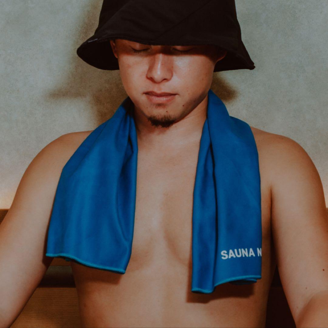サウナハット ネイビー　Sauna Nova
