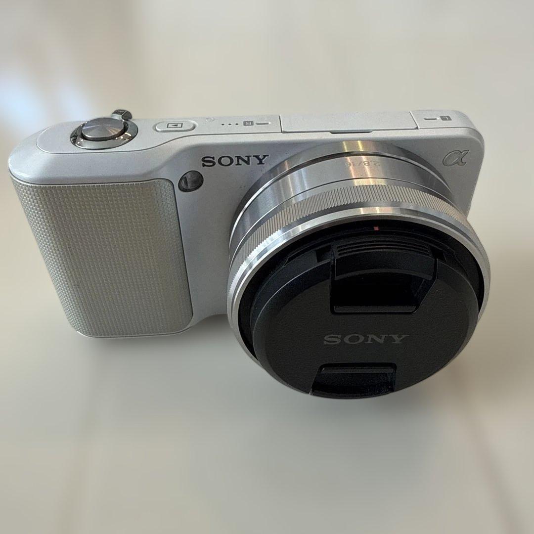 SONY ミラーレス一眼 NEX-3 フラッシュ レンズ付き