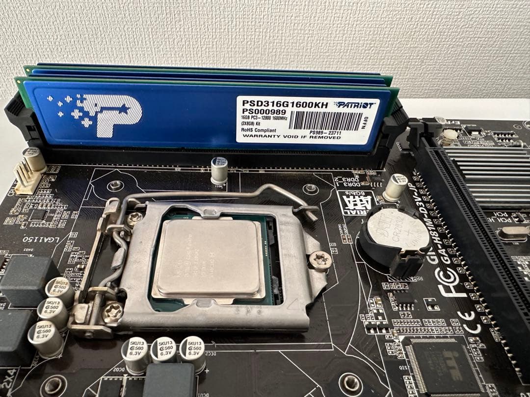 i7-4790 DDR3 16GB マザーボード　セット