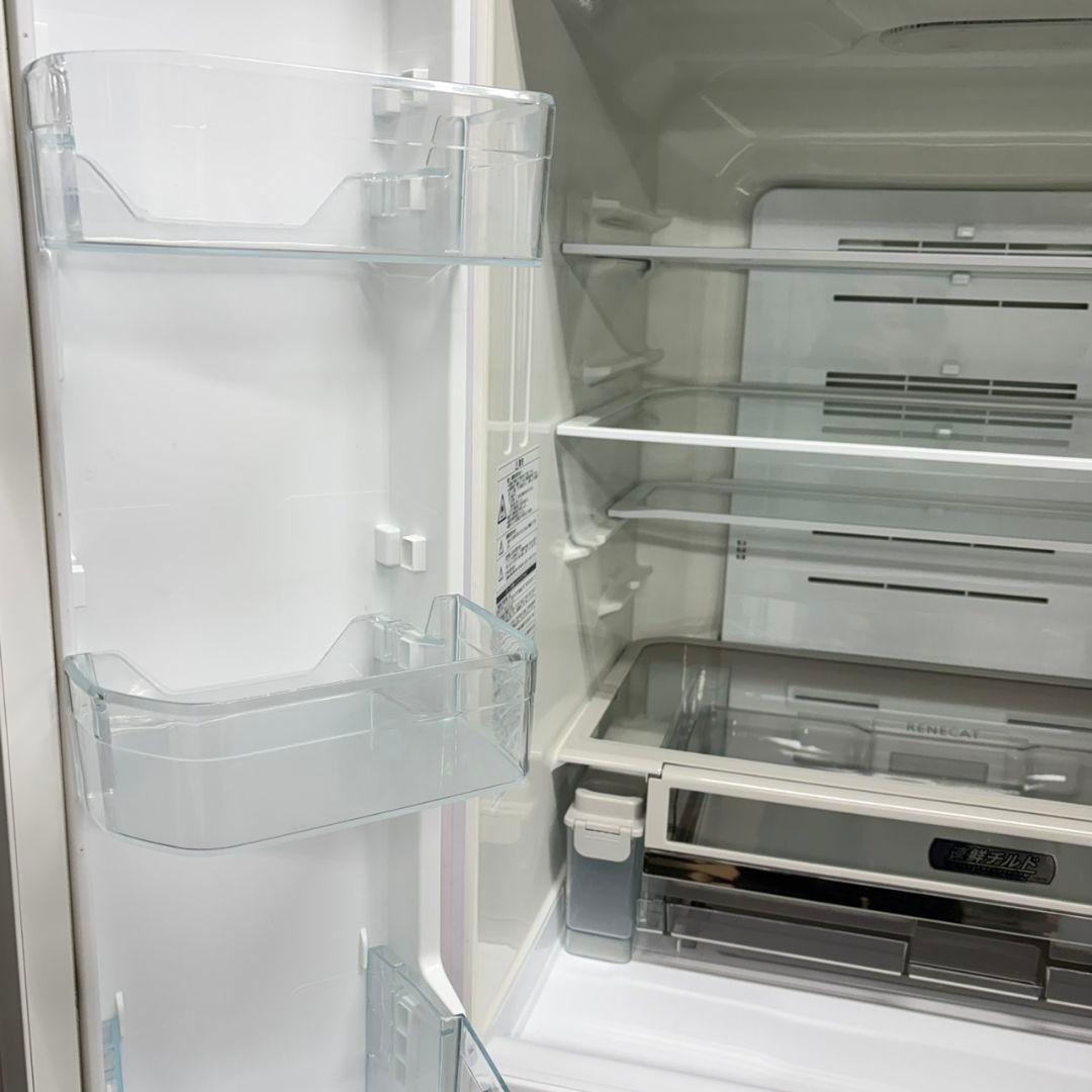 901なんでも入る500L強　大型冷蔵庫　6ドア　自動製氷観音開き　ガラストップ