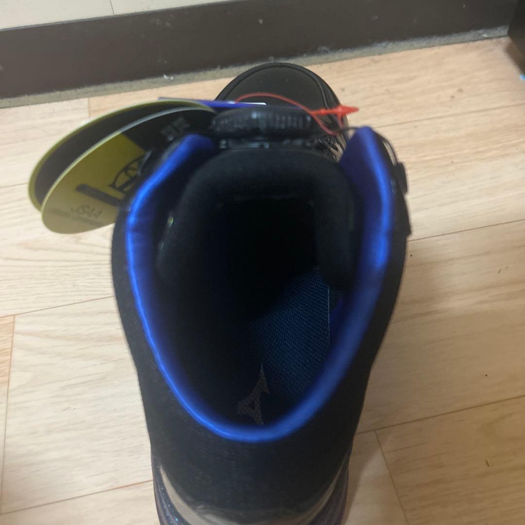 Mizuno J5AA 安全靴 27.5 EEE ブラック/ブルー