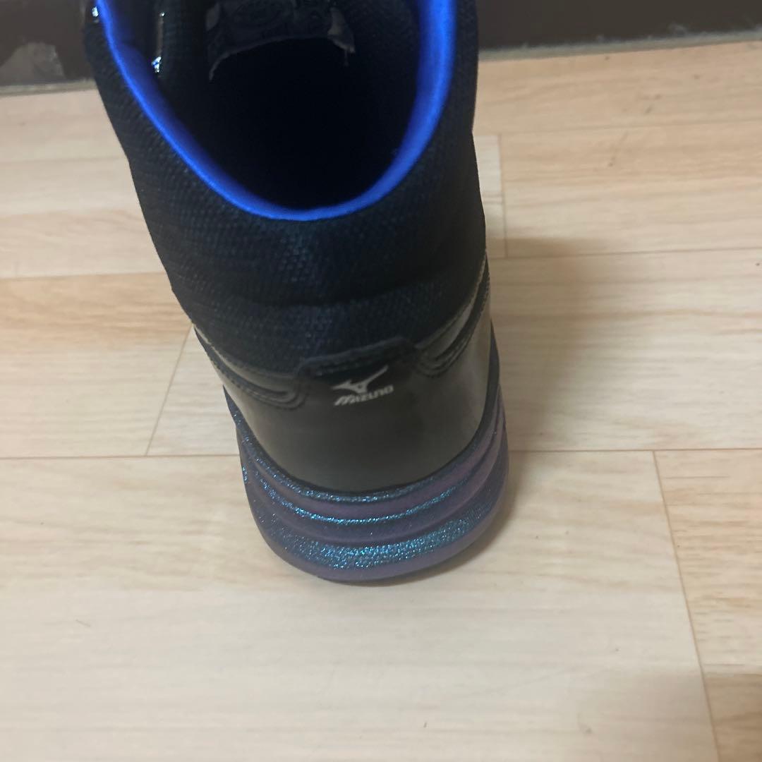 Mizuno J5AA 安全靴 27.5 EEE ブラック/ブルー