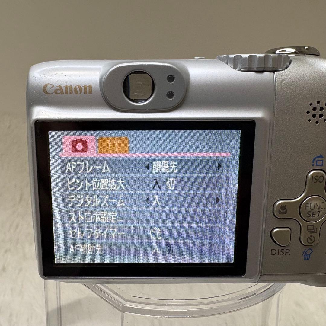 美品　Canon PowerShot A580 PC1264 箱 コンデジ