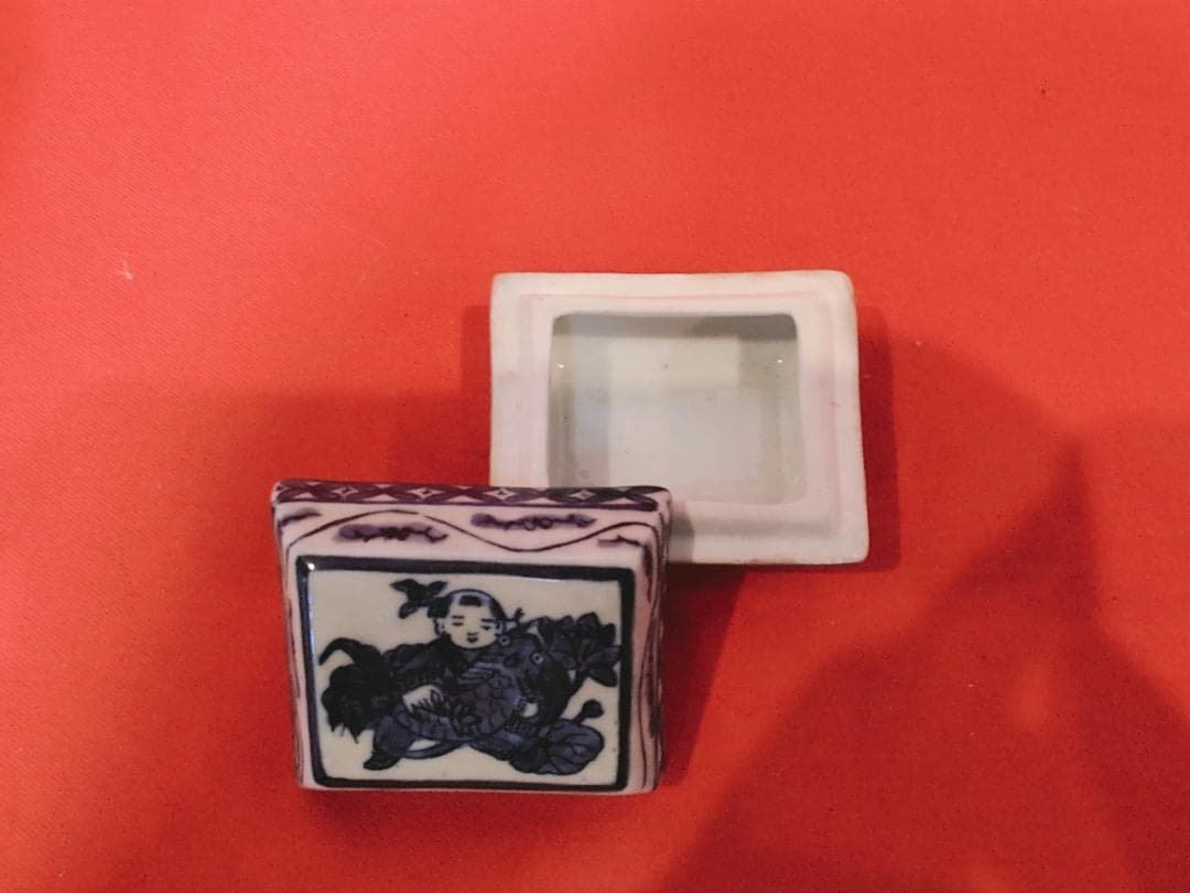 Z26 香合 骨董 香道具 陶器 中国美術 小物入れ アンティーク