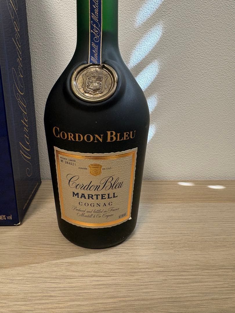 美品　ブランデー MARTELL マーテル コルドンブルー 緑瓶　旧ボトル
