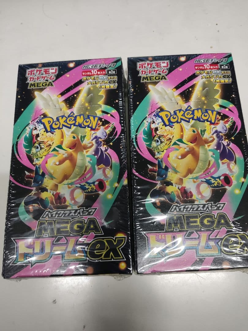 ポケモンカードMEGA ドリームEX 2BOX シュリンクあり