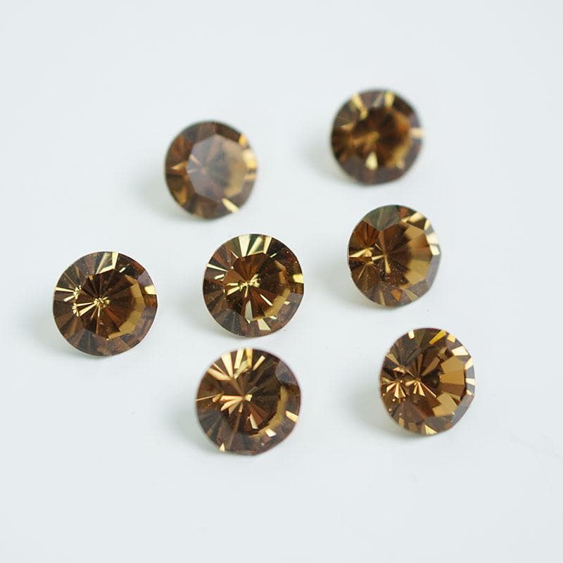 スワロフスキー art.1102 ss75　LIGHT SMOKED TOPAZ
