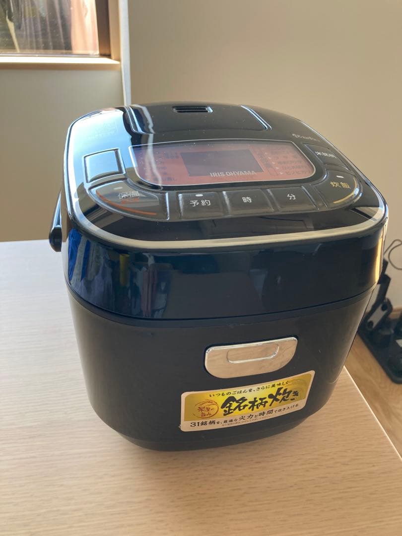 アイリスオーヤマ 炊飯器 RC-MC30-B ブラック 0.54L