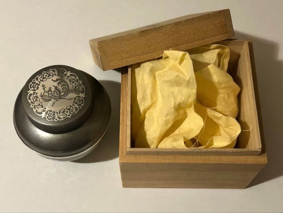 悠久の薬壺　本錫　藤沢薬品工業100周年記念　茶筒など