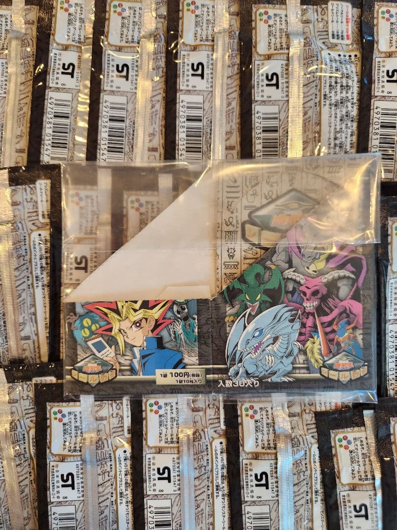 《激レア当時物》遊戯王 シール烈伝 1996年製 新品未開封18パックセット！