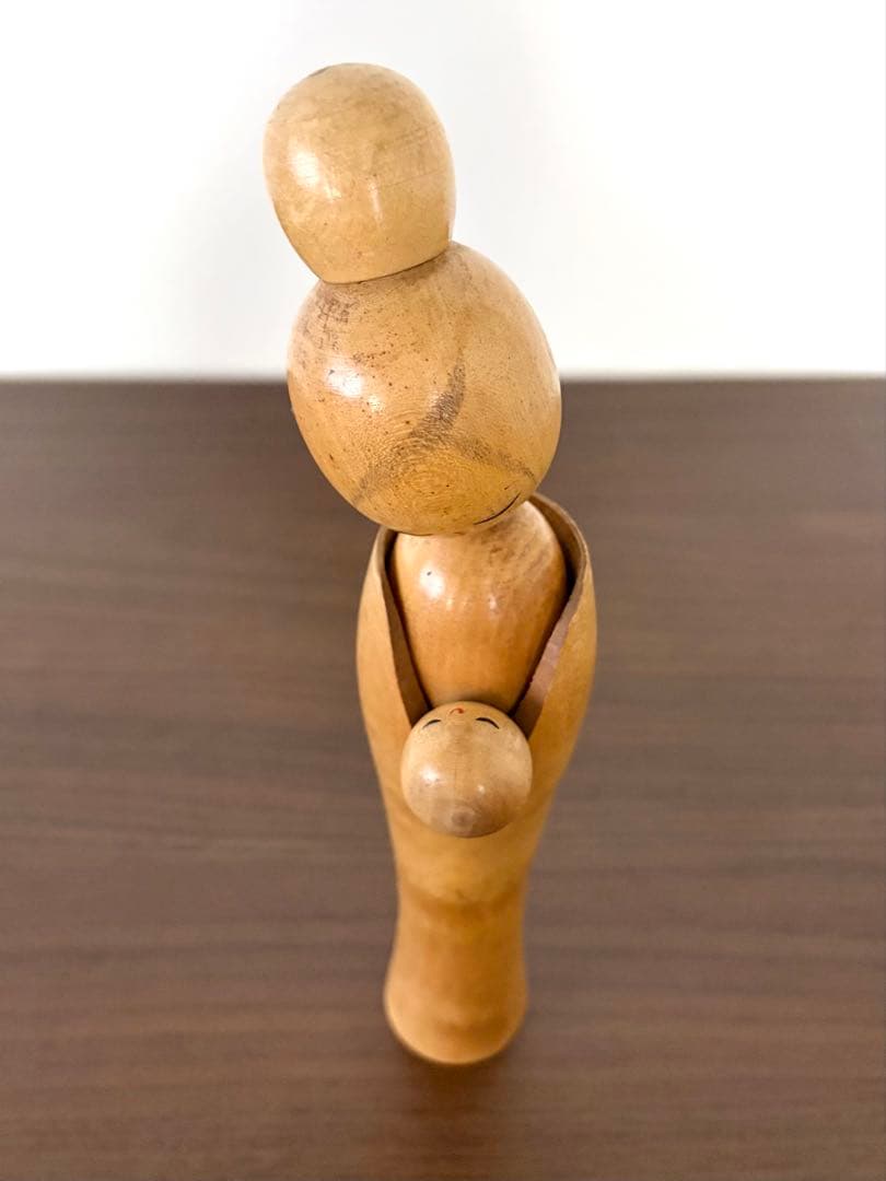宗通 子守 komori おしん 創作 こけし kokeshi 人形 レトロ
