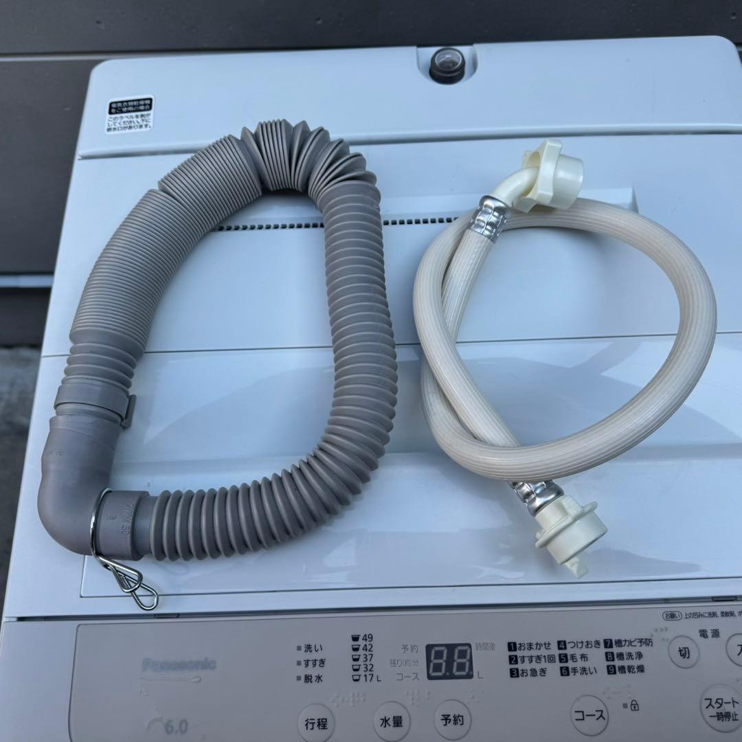 303⭐️2024年製美品★パナソニック　洗濯機　6KG 一人暮らし　最新モデル
